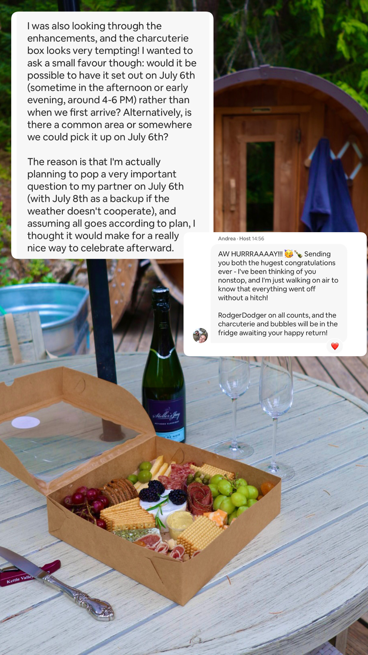 The Cabin — 6 chacuterie